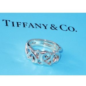 Paloma Picasso loving hearts band ring sz 5.75